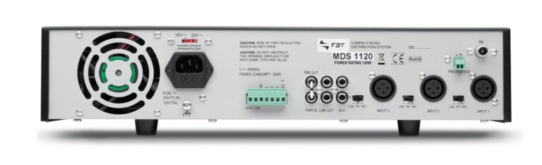 FBT Audio Contractor MDS1240 Integrated amp - 240W - MP3 player via USB/SD /MMC card - digital tuner - Image 2