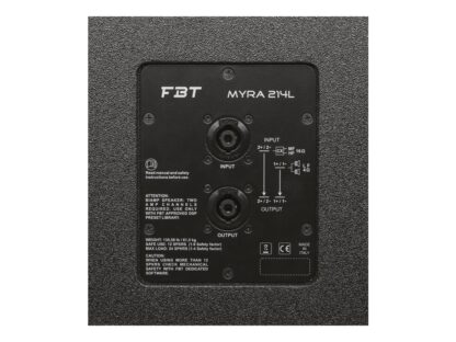 FBT  MYRA 214L Bi-amped 3way Line Array - 2x14"+ 2x1,4" - 1600Wrms+640Wrms - Image 3