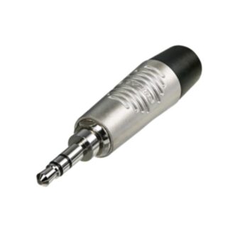 Neutrik RTP3C REAN 3.5mm Stereo Jack Plug, Nickel Contacts, Nickel