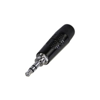 Neutrik RTP3C-BAG REAN 3.5mm Stereo Jack Plug, Nickel Contacts, Black