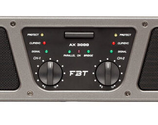 FBT  AX 1200 2 Ch. Power Amp - 2x600Wrms (4ohm) - 1200Wrms (8ohm bridge)