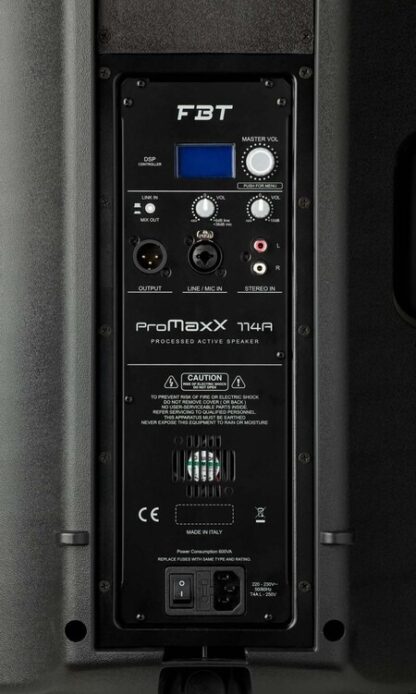 FBT  PROMaxX 110A 2-way Bass reflex Active speaker - 10" + 1" - 700Wrms+200Wrms - Image 4