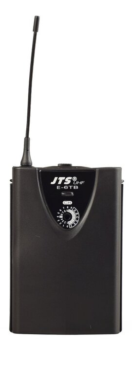 JTS E-6TB+CM-501 UHF Bodypack Transmitter supplied with Lavalier Microphone