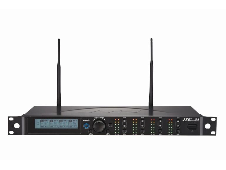 JTS R-4 UHF PLL QUAD Channel Diversity Wireless Receiver