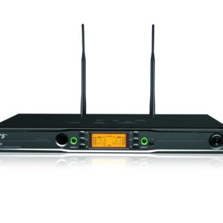 JTS RU-992 UHF PLL Dual Channel Diversity Handheld Wireless Microphone System with REMOSET and BNC antenna