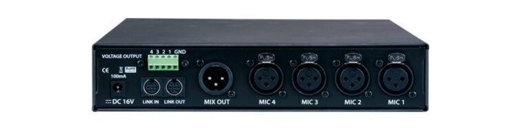 JTS CS-4 Automatic Microphone Mixer - Image 2