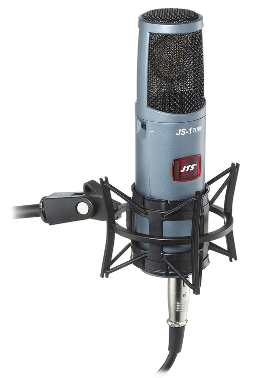 JTS JS-1 TUBE + PS-9 Large Diaphragm Studio Microphone with Power Supply