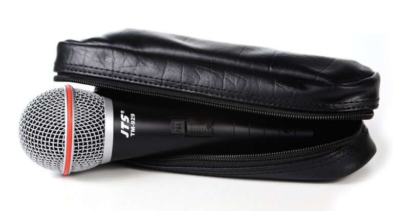 JTS TM-929 Vocal Performance Microphone (with leather pouch + microphone clip, NO CABLE) - Image 3