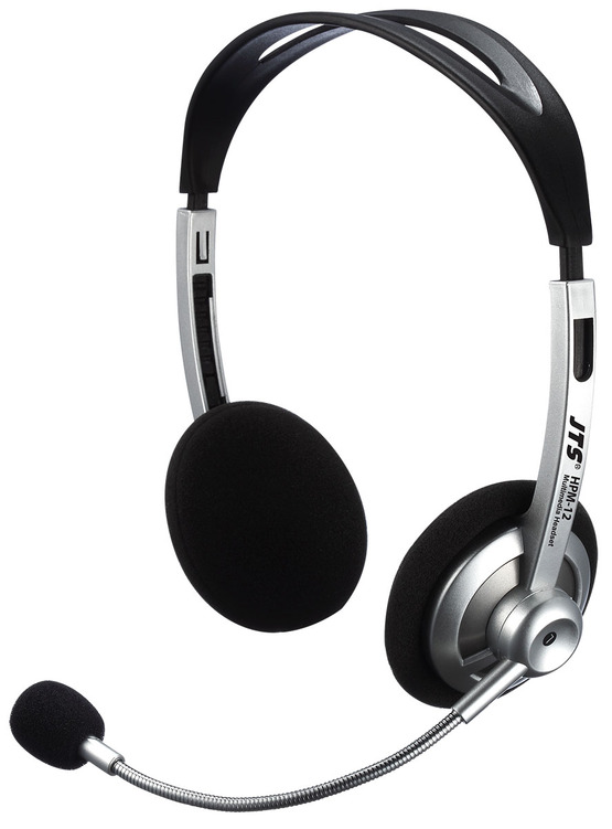 JTS HPM-12 Multimedia Headphones with built in microphone