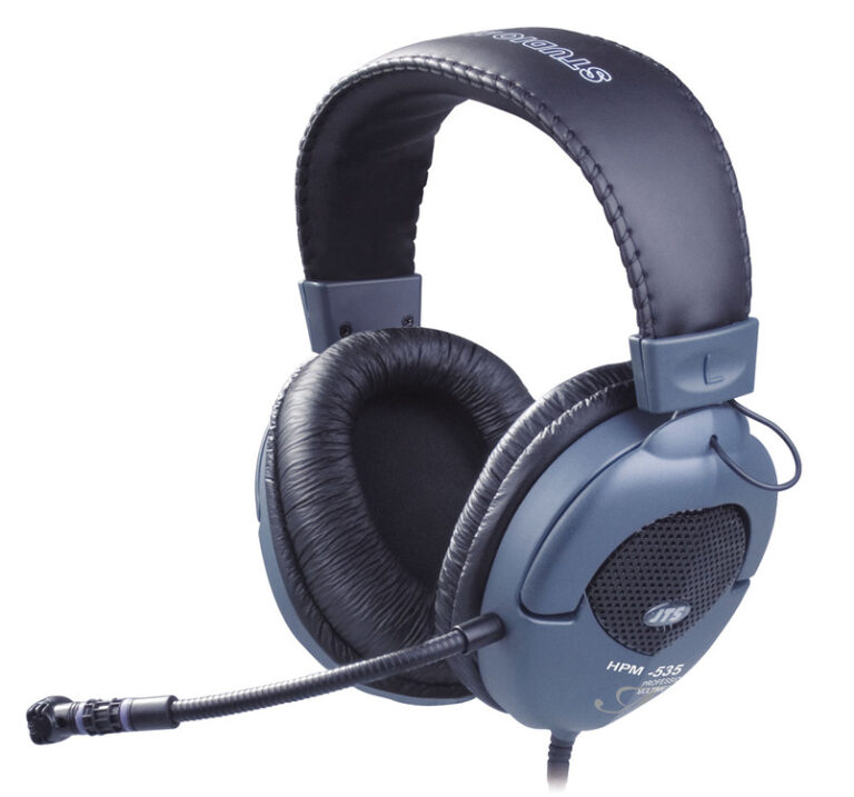 JTS HPM-535 Professional Studio Headphones with built in microphone