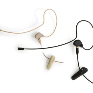JTS CM-801B Single Ear Omni-directional Headset Microphone, Black