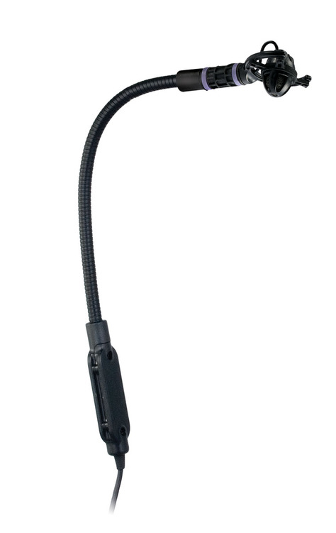 JTS CX-516W Unidirectional Condenser Instrument Microphone terminated with 4 pin mini XLR