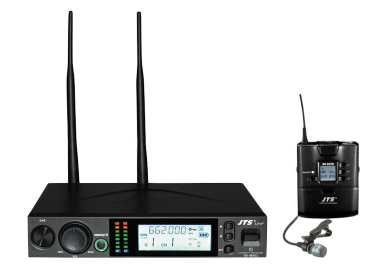 JTS RU-901G3/RU-G3TB+CM-501 UHF True Diversity Lapel Wireless Microphone System with Remoset U