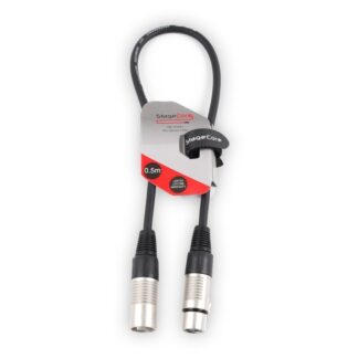 StageCore CORE350LU05BK Female XLR Connector - Male XLR Connector, Professional Audio Cable