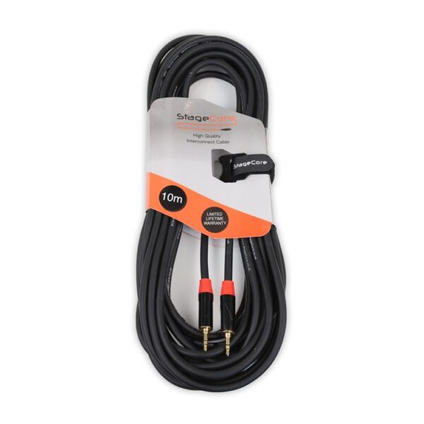 StageCore iCORE140LU10 3.5mm Stereo Mini Jack Plug - 3.5mm Stereo Mini Jack Plug, Professional Audio Signal Cable