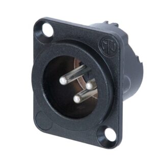 Neutrik NC3MD-LX-BAG 3 pole male receptacle