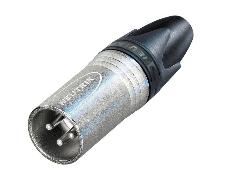 Neutrik NC3MXX 3 pole cable connector, male