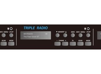 NewHank Triple Radio NEW 3x independent FM/DAB Tuners  in a 1 U housing