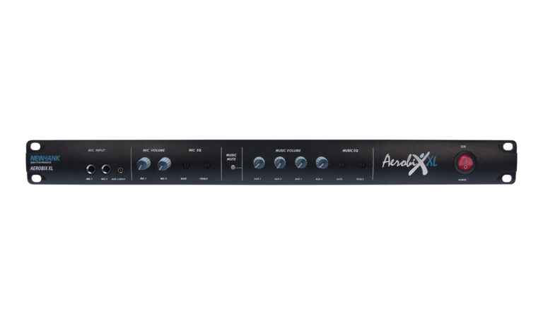 NewHank Aerobix XL 2 MIC Input, 4 St. Line In, 2 Band EQ, Talk-over