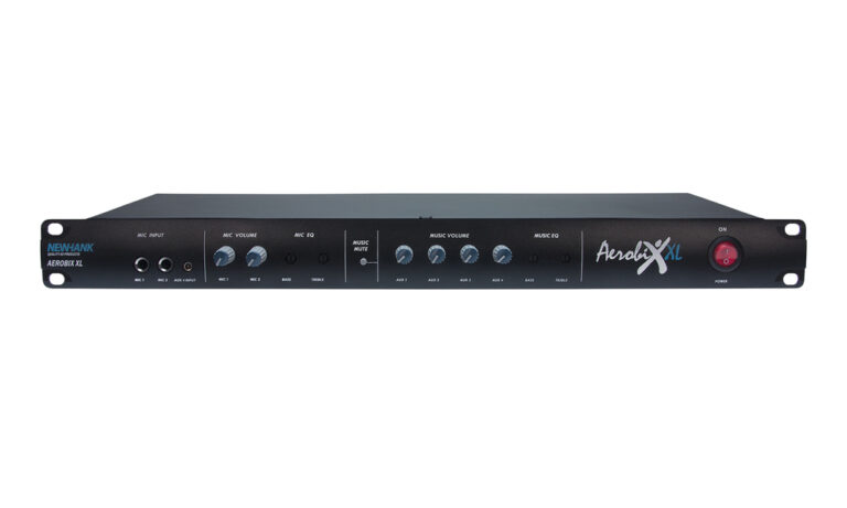 NewHank Aerobix XL 2 MIC Input, 4 St. Line In, 2 Band EQ, Talk-over - Image 3