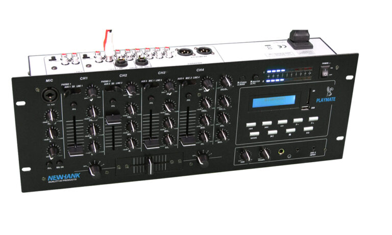 NewHank Playmate 8 Line inputs, 3 Mic, USB/SD/BlueTooth Player - Image 2