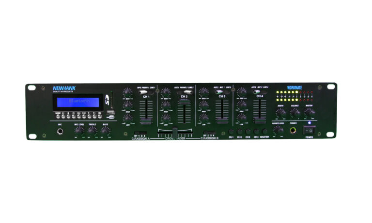 NewHank Workmate 7 Line inputs, 3 Mic, USB/SD/BlueTooth Player