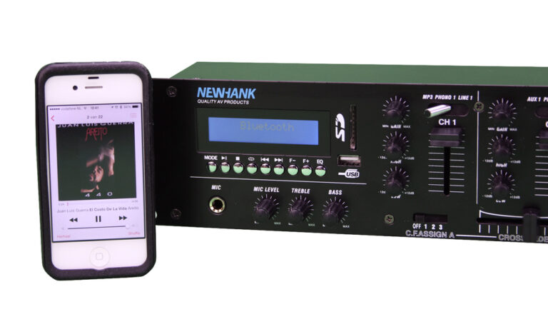 NewHank Workmate 7 Line inputs, 3 Mic, USB/SD/BlueTooth Player - Image 3