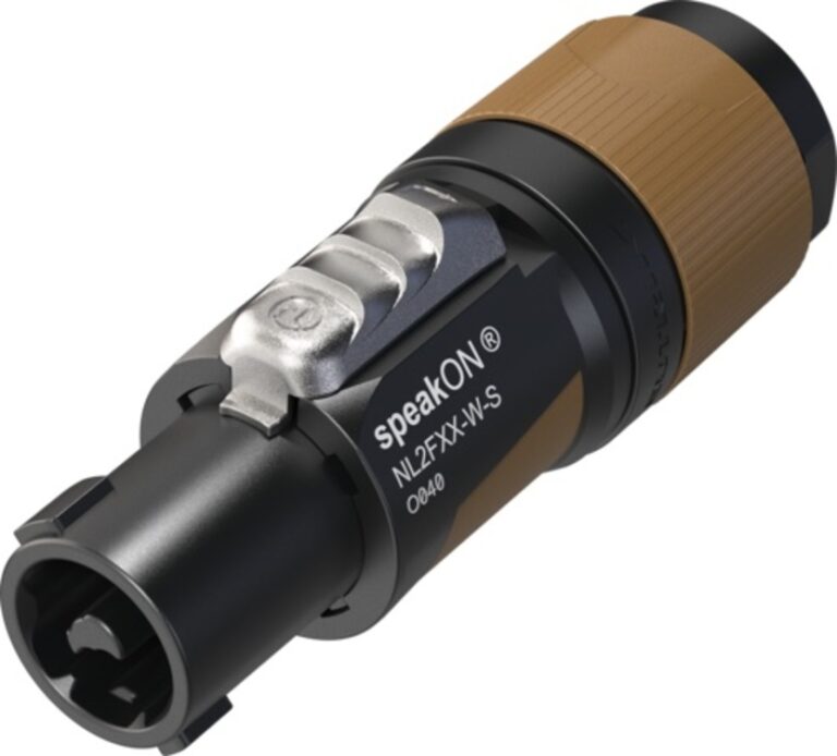 Neutrik NL2FXX-W-S Neutrik speakON FXX - 2 pole cable connector - Small (for cable diameters 6 to 12 mm)