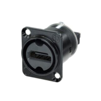 Neutrik NAHDMI-W-B HDMI Adapter with black housing