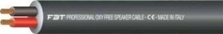 StageCore S240 Prof. Oxy Free Speaker Cable Black  - Cond.2x4 PVC Flex 11mm (100mt reel)