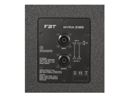 FBT  MYRA 218S Reflex Loaded Active Subwoofer - 2x18" - 3000Wrms - Image 3