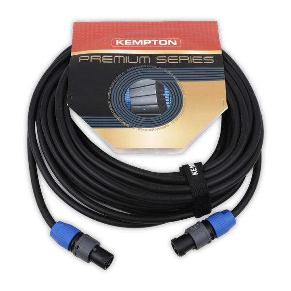 StageCore PREMIUM330LU20BK Neutrik 2 Pole Speakon to Neutrik 2 Pole Speakon, 2 x 1.5mm Professional Speaker Cable