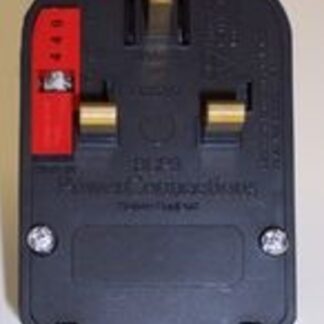 StageCore PL0673607 European Schuko to UK Converter Plug, 5A, Black (Grounded) -  SCP3.BLACK.5A