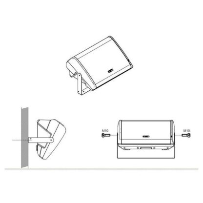 FBT  SM-U 12 Wall mount StageMaxX 12 in horizontal - Image 2