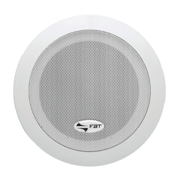 FBT Audio Contractor CSL106/T ABS in-ceiling spk - 5" - 6W/3Wrms power taps - 100V line tr. - White