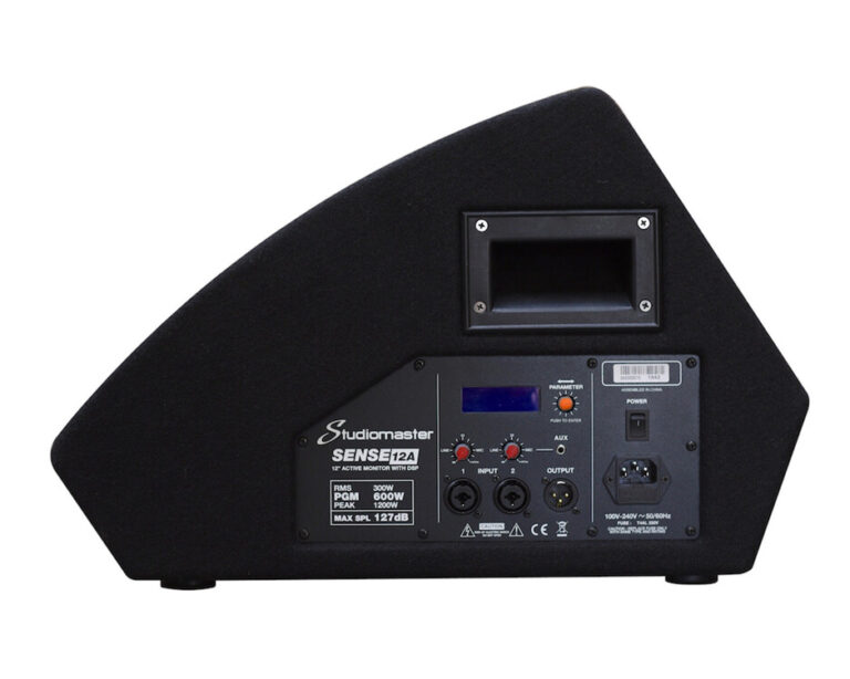 Studiomaster SENSE 12A Studiomaster - 12" 2-Way Active Stage Monitor CARPET Finish 300W - Image 3