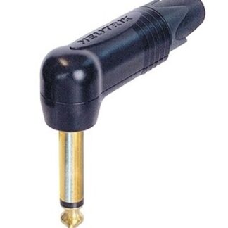 Neutrik NP2RX-B Right Angled 2 Pole 1/4" Phone Plug