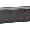 StageCore PDU6W 6 Way, Surge Protect PDU, 13A, 1U Rack Mountable