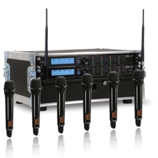 JTS R4-8WAYHH R4 8 Way All Racked Up Handheld System