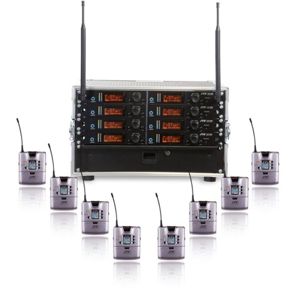 JTS UF20-8WAYBP UF-20 - 8 Channel Body-Pack All Racked Up System