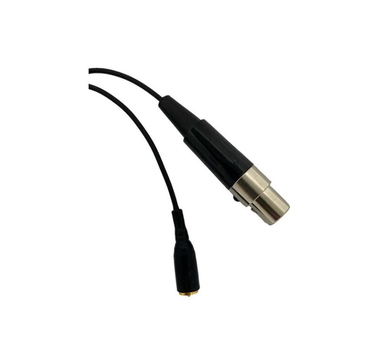 JTS 801C4 BK 801 adapter with cable, 4 pin mini XLR, BLACK