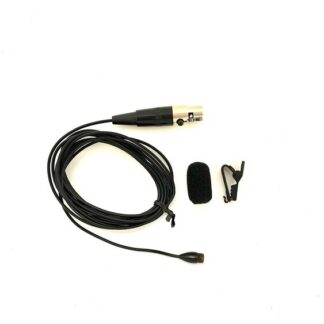 JTS CX-500-B Subminiature Condenser Instrument Microphone with CM-201 clip, Black