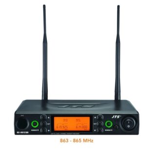 JTS RU-8012DB UHF PLL Dual Channel Diversity Wireless Receiver