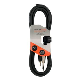 StageCore iCORE214LU3 1x 3.5mm Stereo Plug, 1 x 6.3mm Mono Plug Professional Audio Signal Cable