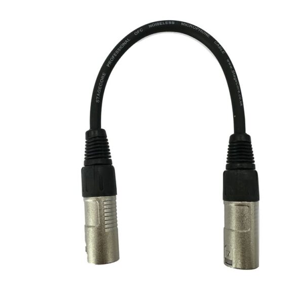 StageCore CORE410LU025BK StageCore XLR Male - XLR Male Audio Cable, 0.25mm, Black