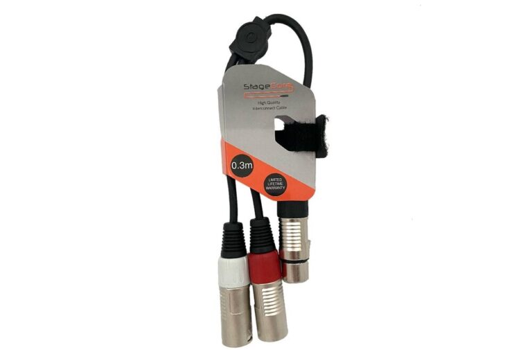 StageCore iCORE920LU03 1x Female XLR, 2x Male XLR Professional Audio Signal Cable