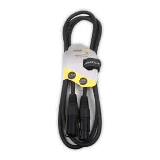 StageCore SCDMX1.5 3 Pin XLR Male - 3 Pin XLR Female - 120 Ohm DMX Cable