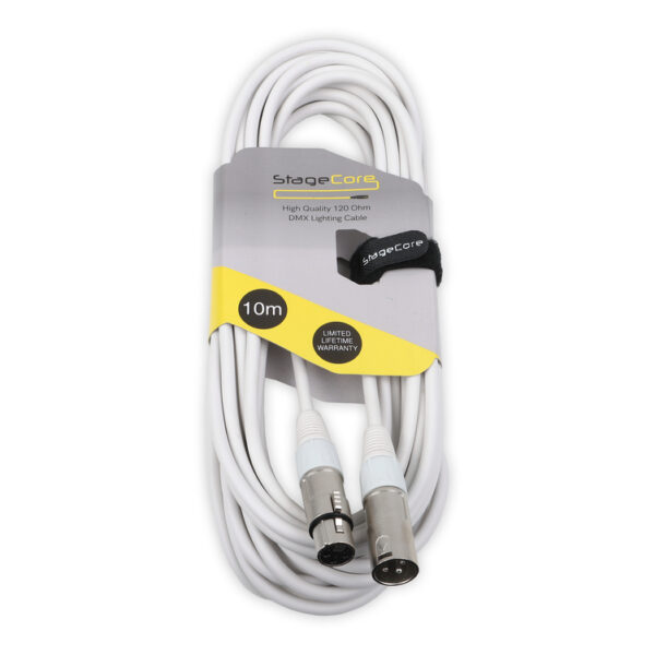 StageCore SCDMX10 3 Pin XLR Male - 3 Pin XLR Female - 120 Ohm DMX Cable