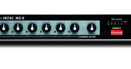FBT  MX-8 Automatic Microphone Mixer for 8 inputs