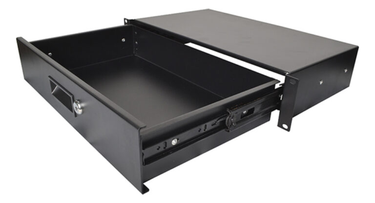 StageCore ADRK2CR-SH 19" 2U Rack Drawer with Lock (255mm deep) - Image 2